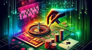 Galactic Gems blackjack table layout with stake buttons and croupier interface on tiktok togel